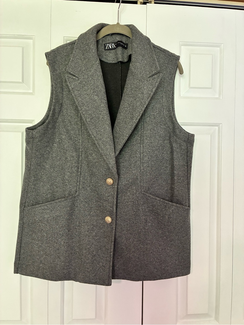 Charcoal Zara Vest
